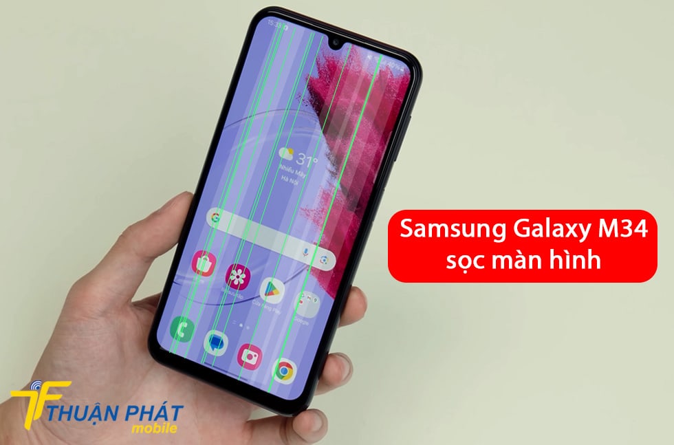 Samsung Galaxy M34 sọc màn hình