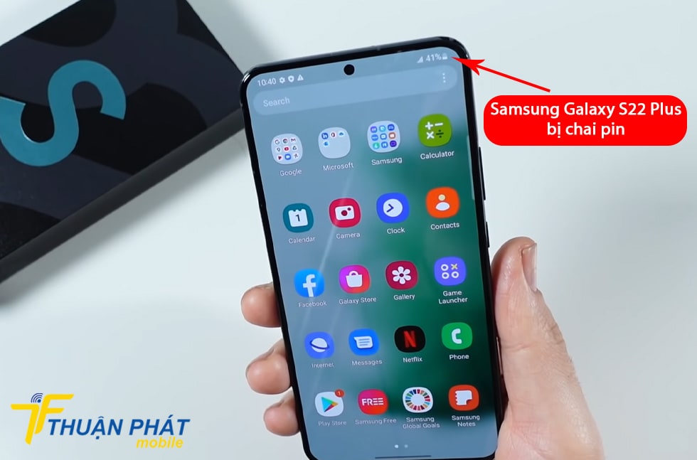 Samsung Galaxy S22 Plus bị chai pin