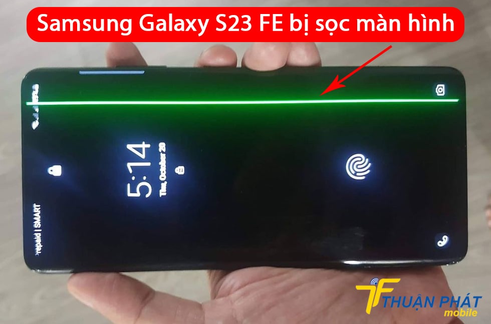 Samsung Galaxy S23 FE sọc màn hình