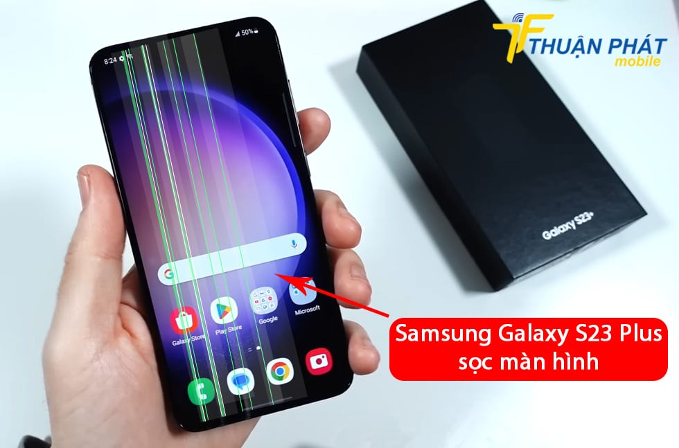 Samsung Galaxy S23 Plus sọc màn hình