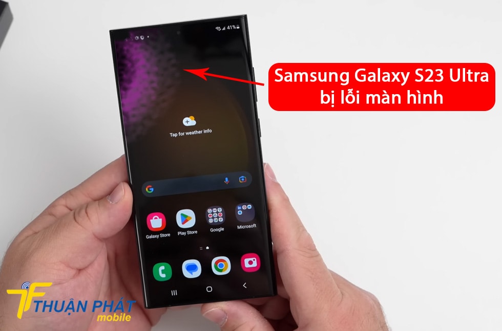 Samsung Galaxy S23 Ultra bị lỗi màn hình