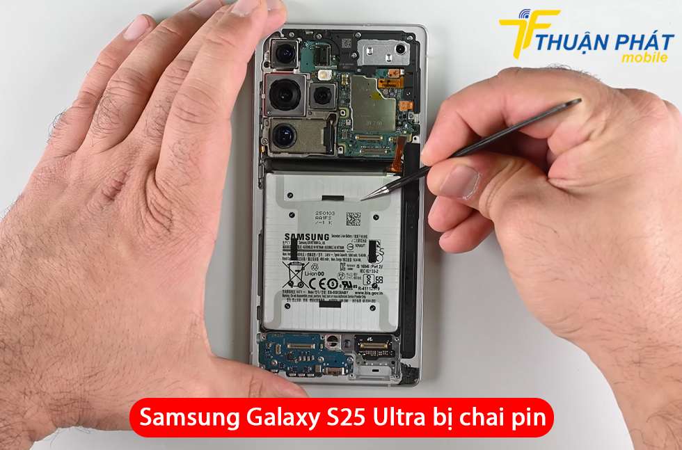 Samsung Galaxy S25 Ultra bị chai pin