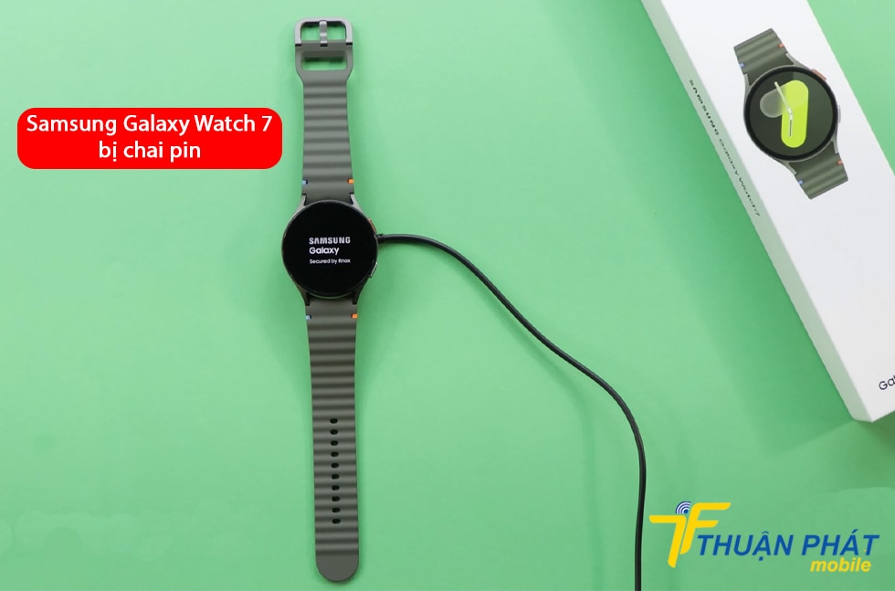 Samsung Galaxy Watch 7 bị chai pin