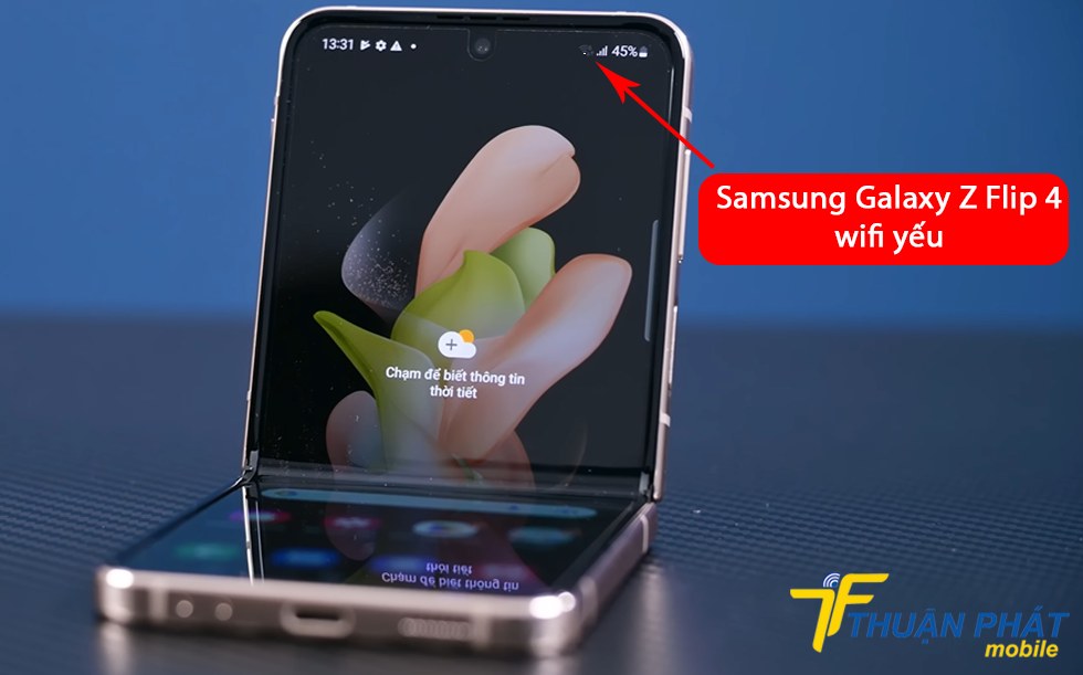 Samsung Galaxy Z Flip 4 wifi yếu
