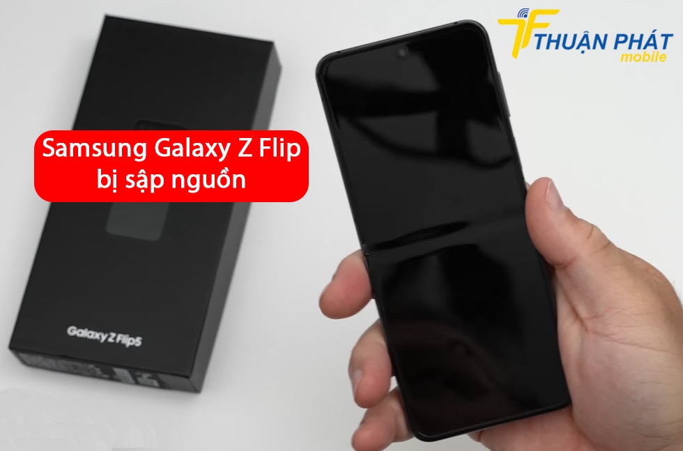Samsung Galaxy Z Flip5 bị sập nguồn