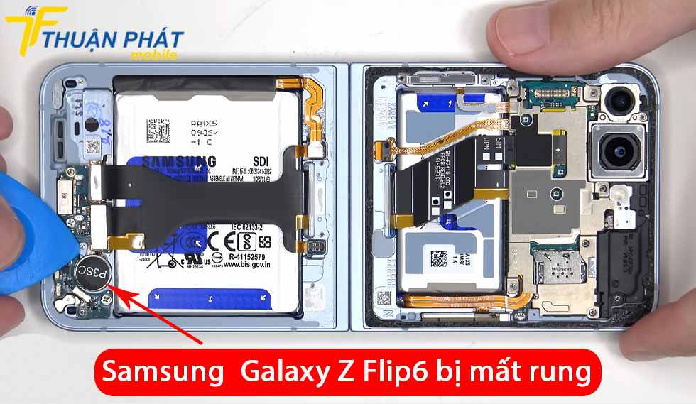 Samsung Galaxy Z Flip6 bị mất rung