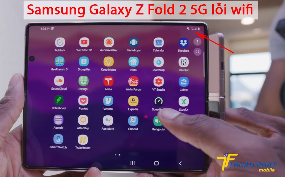Samsung Galaxy Z Fold 2 5G lỗi wifi