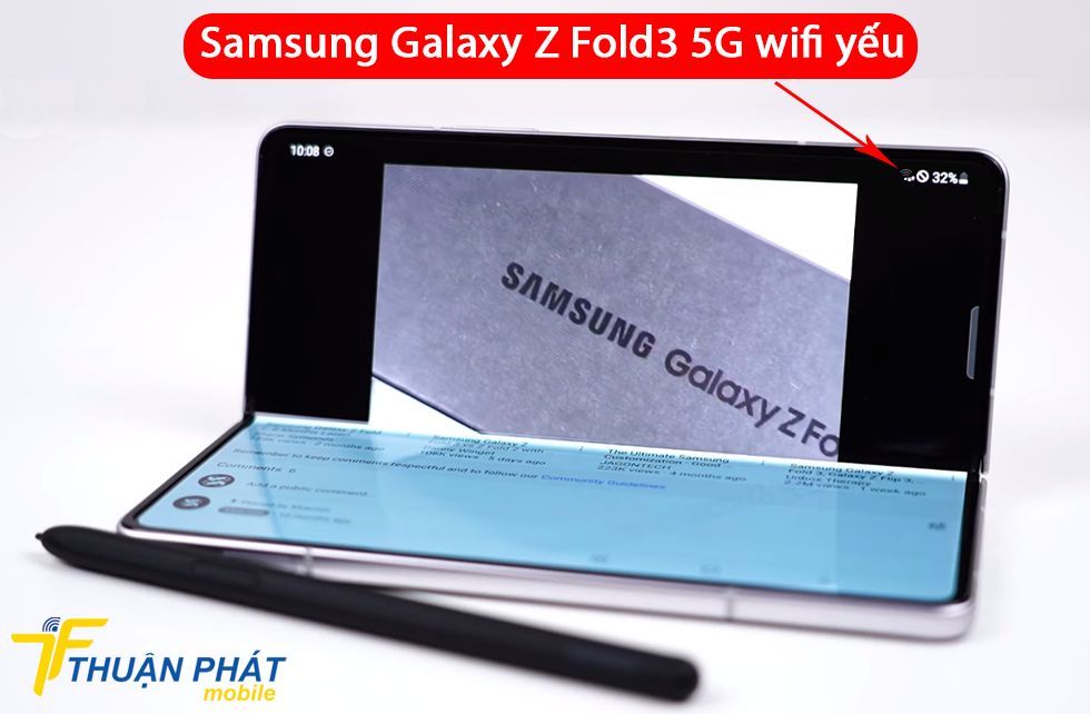 Samsung Galaxy Z Fold3 5G wifi yếu
