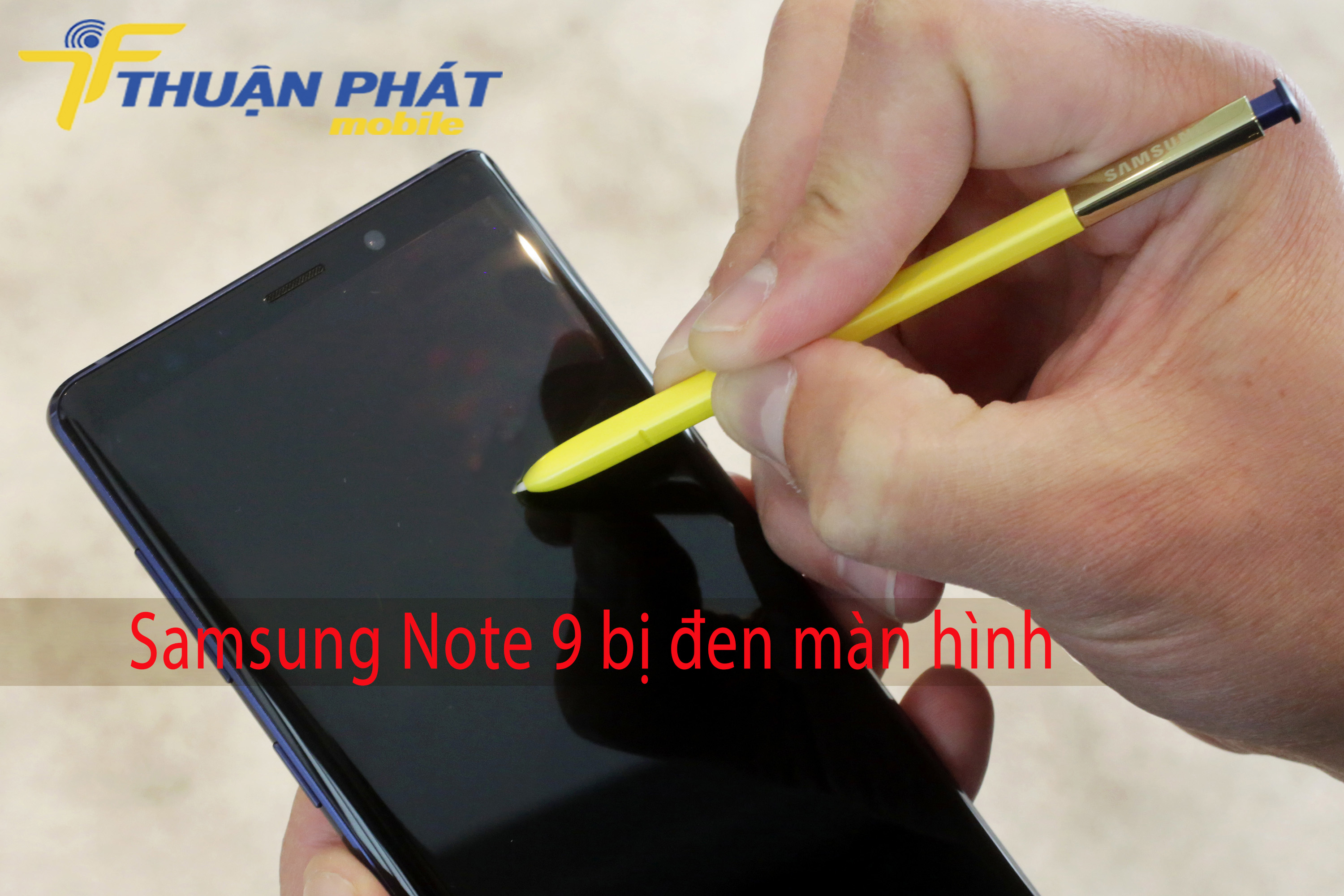 Samsung Note 9 bị đen màn hình