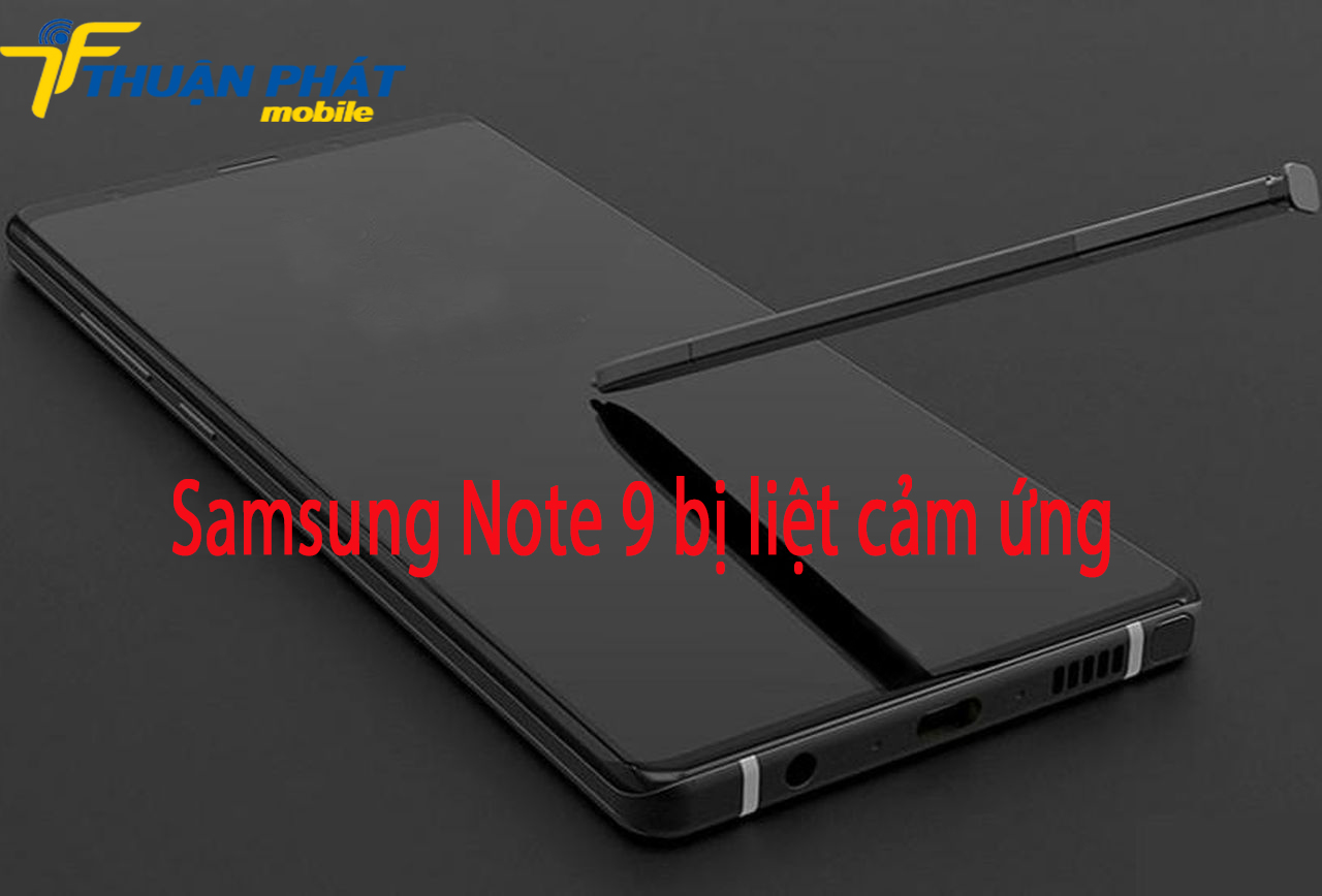Samsung Note 9 bị liệt cảm ứng