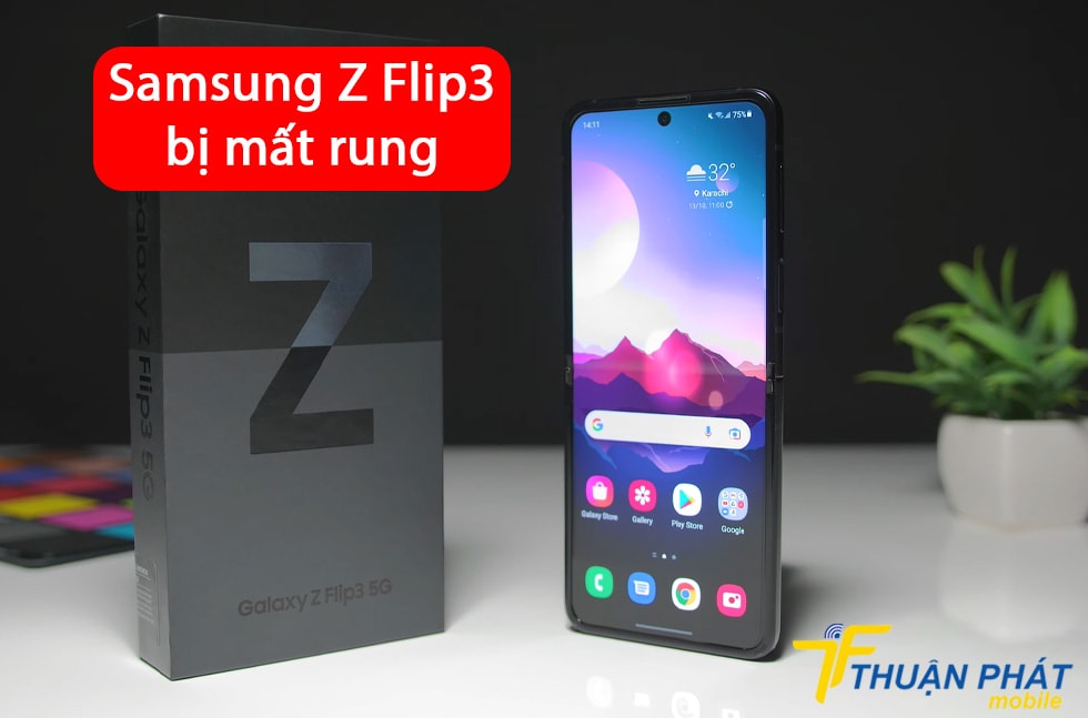 Samsung Z Flip3 bị mất rung