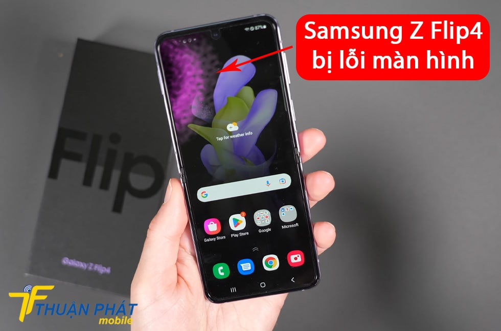 Samsung Z Flip4 bị lỗi màn hình