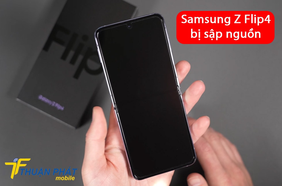 Samsung Z Flip4 bị sập nguồn