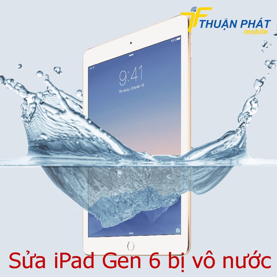 Sửa iPad Gen 6 bị vô nước