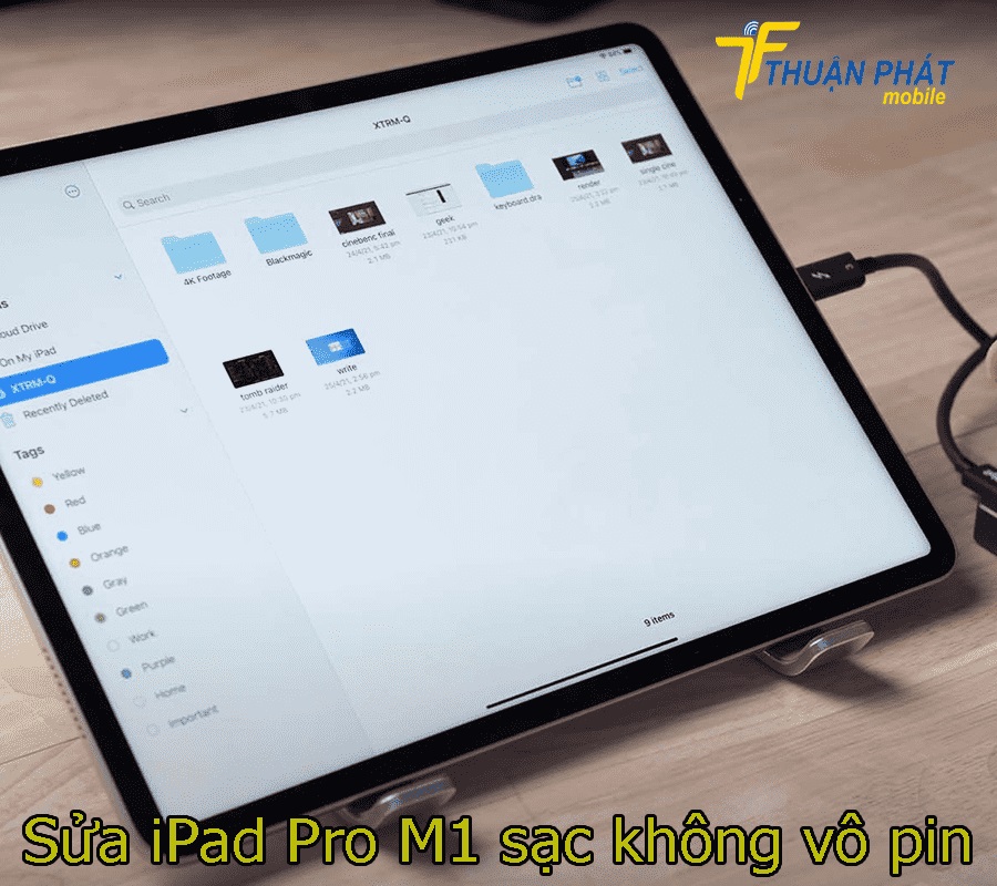 Sửa iPad Pro M1 sạc không vô pin
