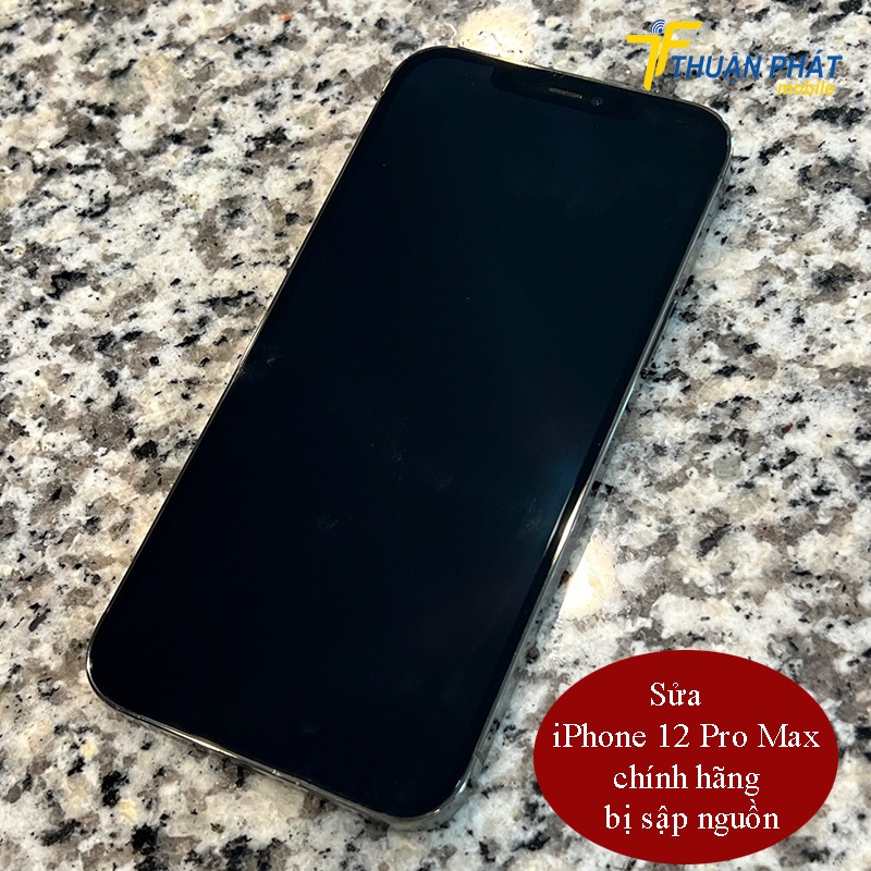 Sửa iPhone 12 Pro Max chính hãng bị sập nguồn