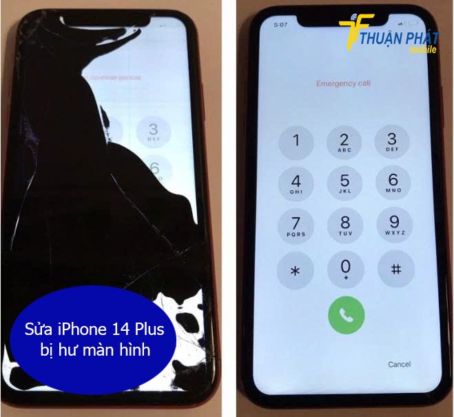 Sửa iPhone 14 Plus bị hư màn hình