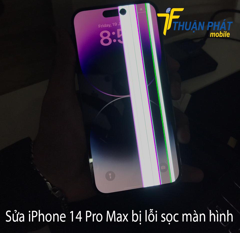 Sửa iPhone 14 Pro Max bị lỗi sọc màn hình