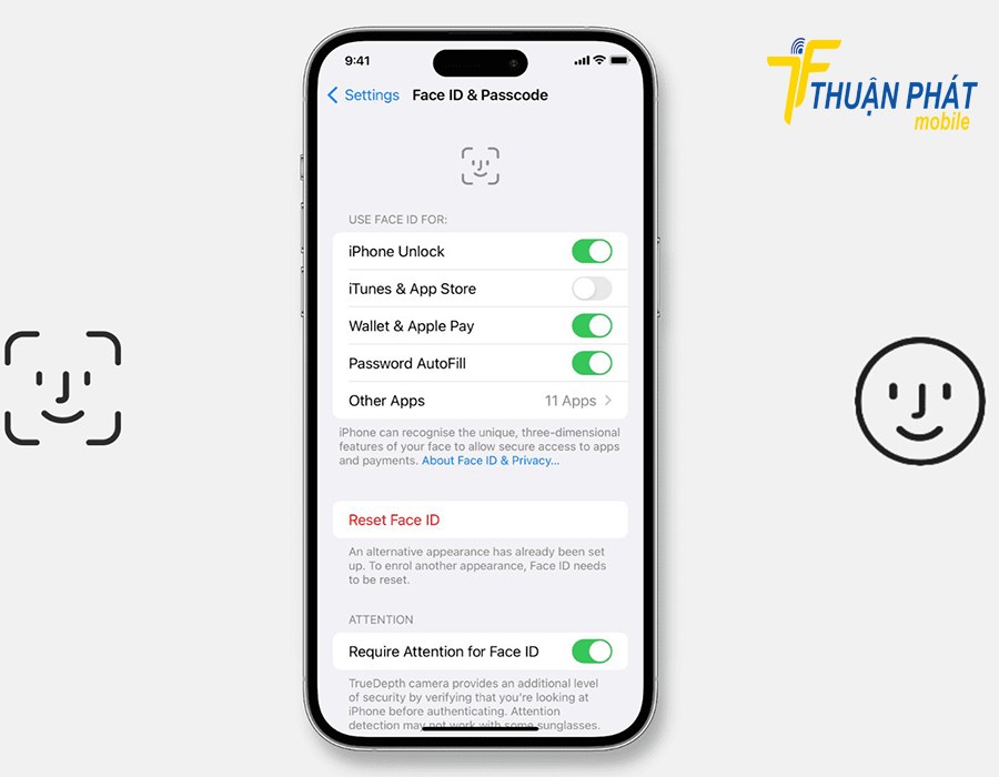 Sửa iPhone 15 Pro lỗi Face ID