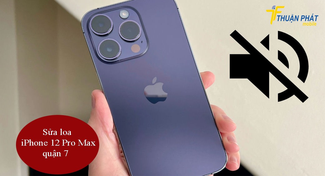Sửa loa iPhone 12 Pro Max quận 7 Sửa loa iPhone 12 Pro Max quận 7