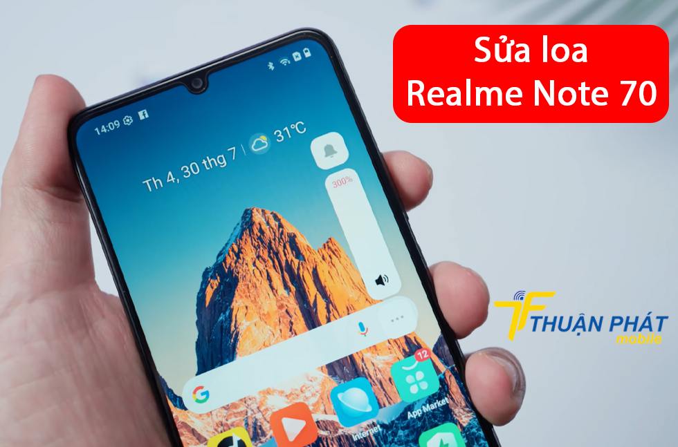Sửa loa Realme Note 70