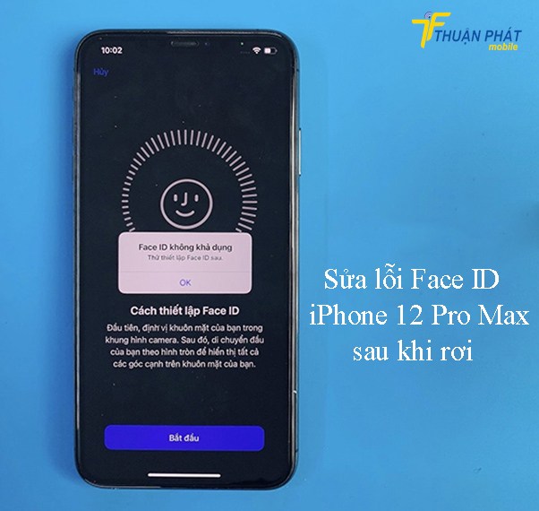 Sửa lỗi face id iPhone 12 Pro Max sau khi rơi