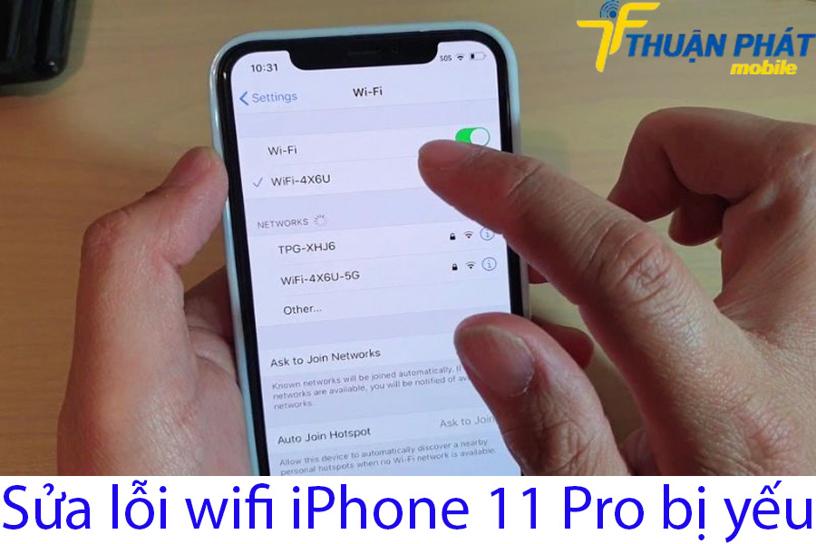 Sửa lỗi wifi iPhone 11 Pro bị yếu