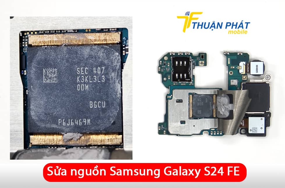 Sửa nguồn Samsung Galaxy S24 FE