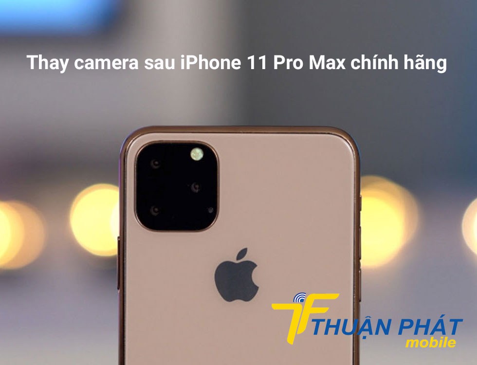 Thay camera sau iPhone 11 Pro Max chính hãng