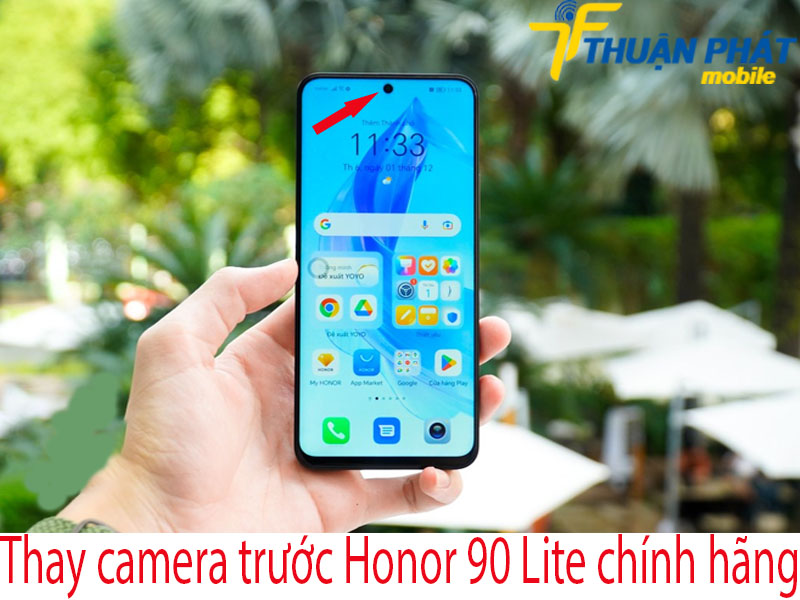 Thay camera trước Honor 90 Lite chính hãng tại Thuận Phát Mobile