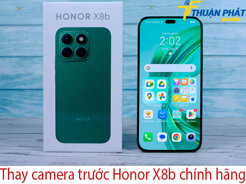 Thay camera trước Honor X8b chính hãng tại Thuận Phát Mobile
