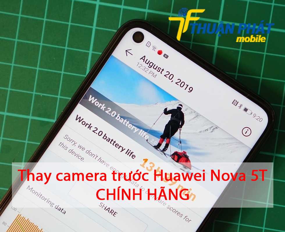 Thay camera trước Huawei Nova 5T chính hãng