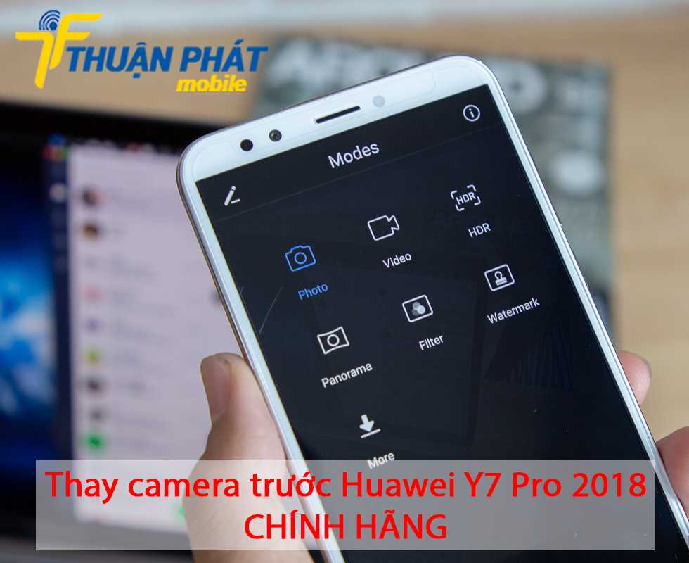 Thay camera trước Huawei Y7 Pro 2018 chính hãng