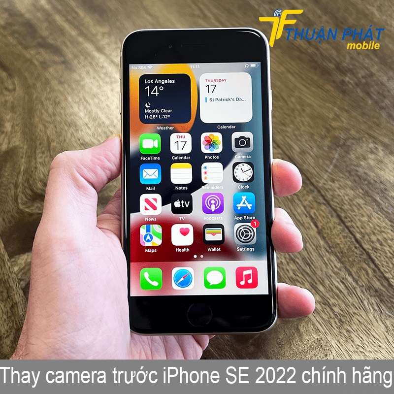 Thay camera trước iPhone SE 2022 chính hãng