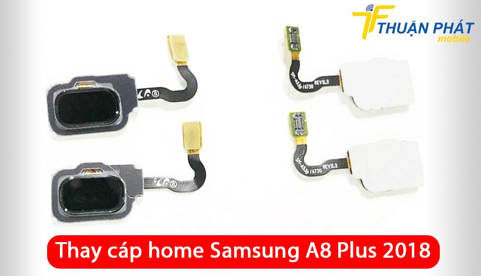 Thay cáp home Samsung A8 Plus 2018