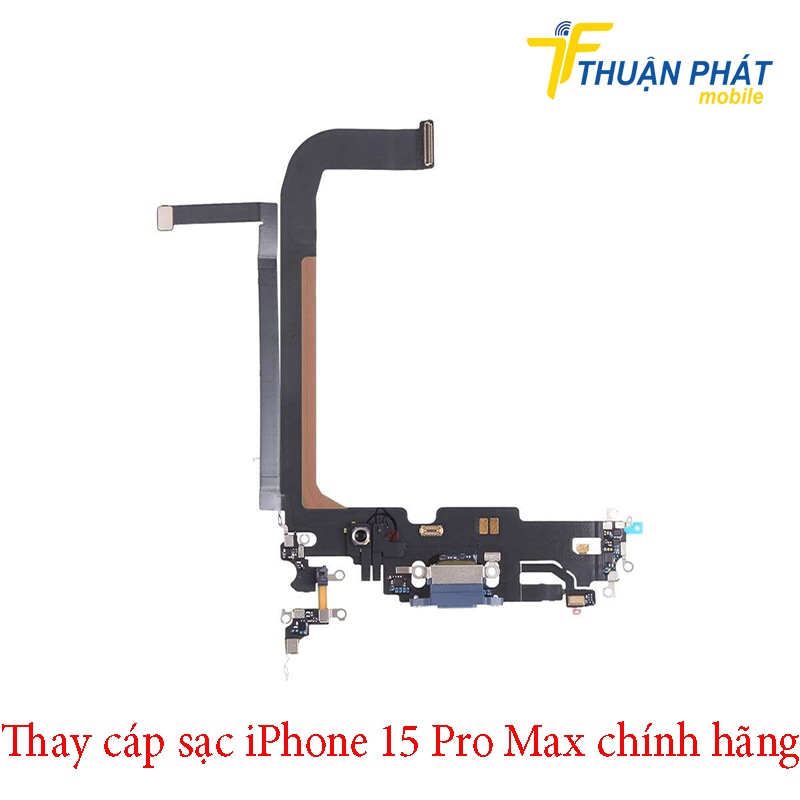 Thay cáp sạc iPhone 15 Pro Max chính hãng