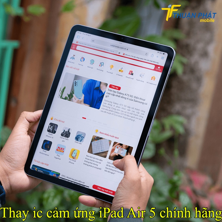 Thay ic cảm ứng iPad Air 5 chính hãng