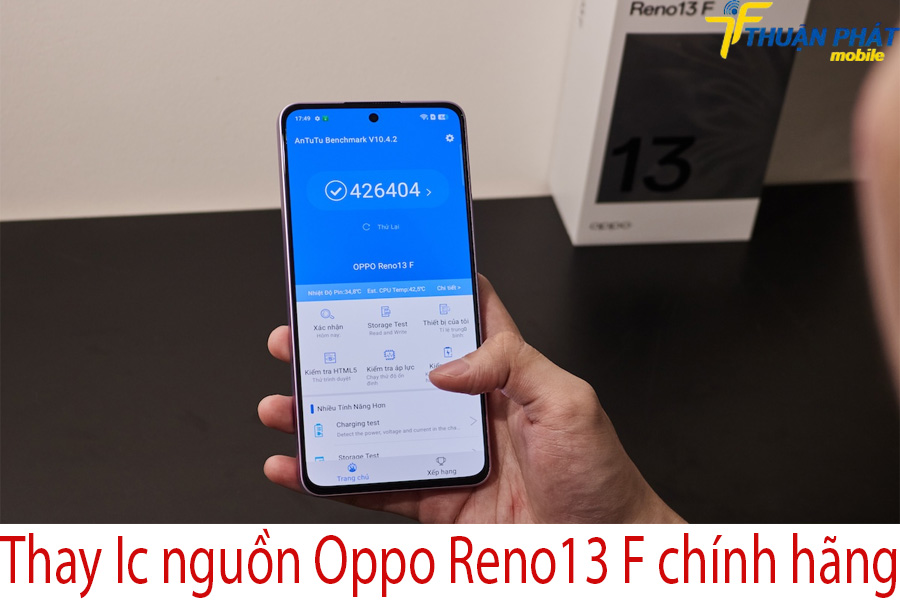 Thay Ic nguồn Oppo Reno13 F chính hãng