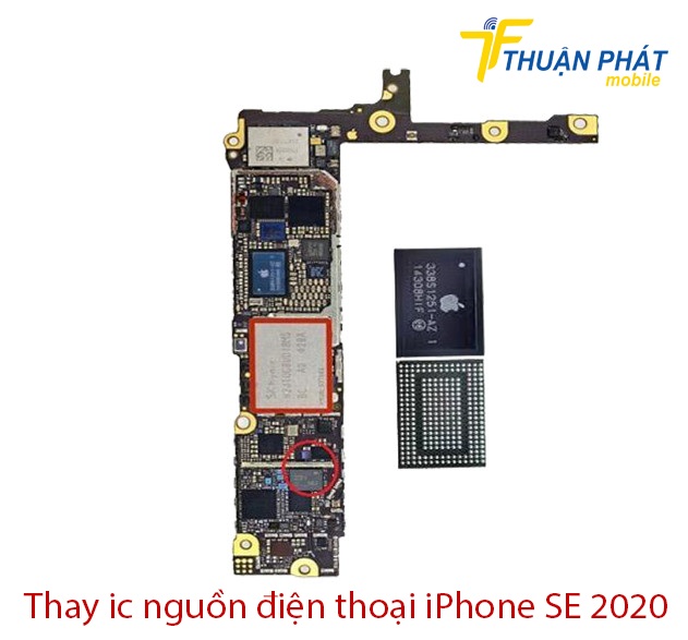 Thay ic nguồn điện thoại iPhone SE 2020