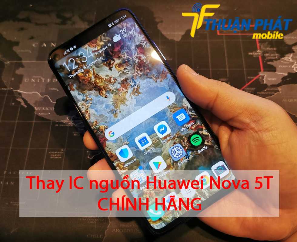 Thay IC nguồn Huawei Nova 5T chính hãng