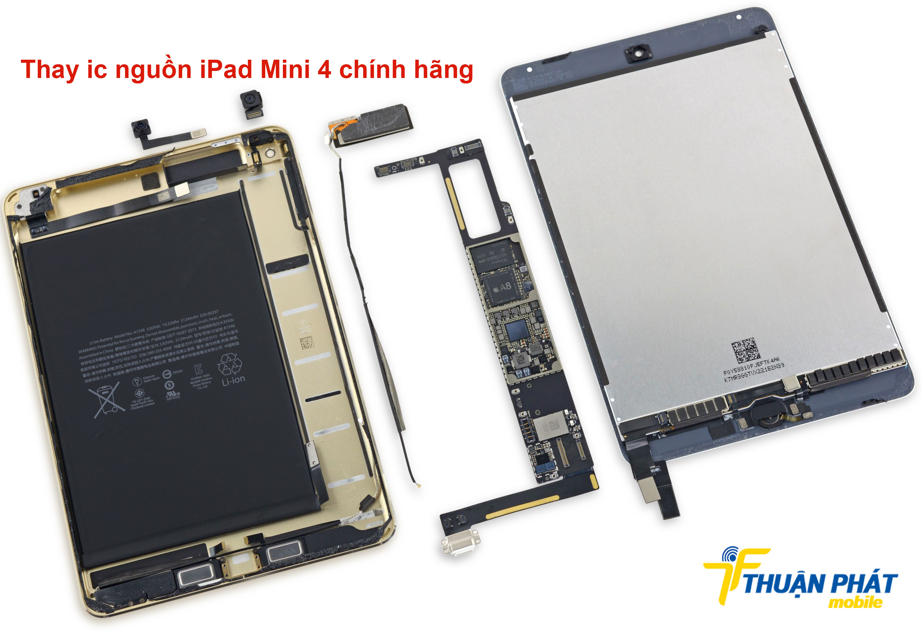 Thay ic nguồn iPad Mini 4 chính hãng