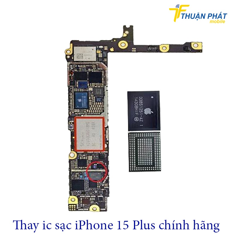Thay ic sạc iPhone 15 Plus chính hãng