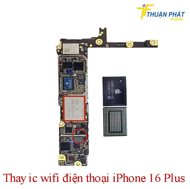 Thay ic wifi điện thoại iPhone 16 Plus