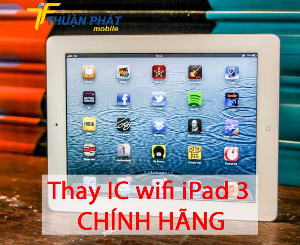 Thay IC wifi iPad 3 chính hãng