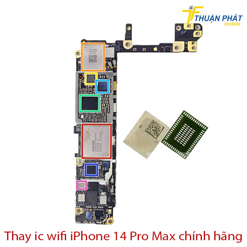 Thay ic wifi iPhone 14 Pro Max chính hãng