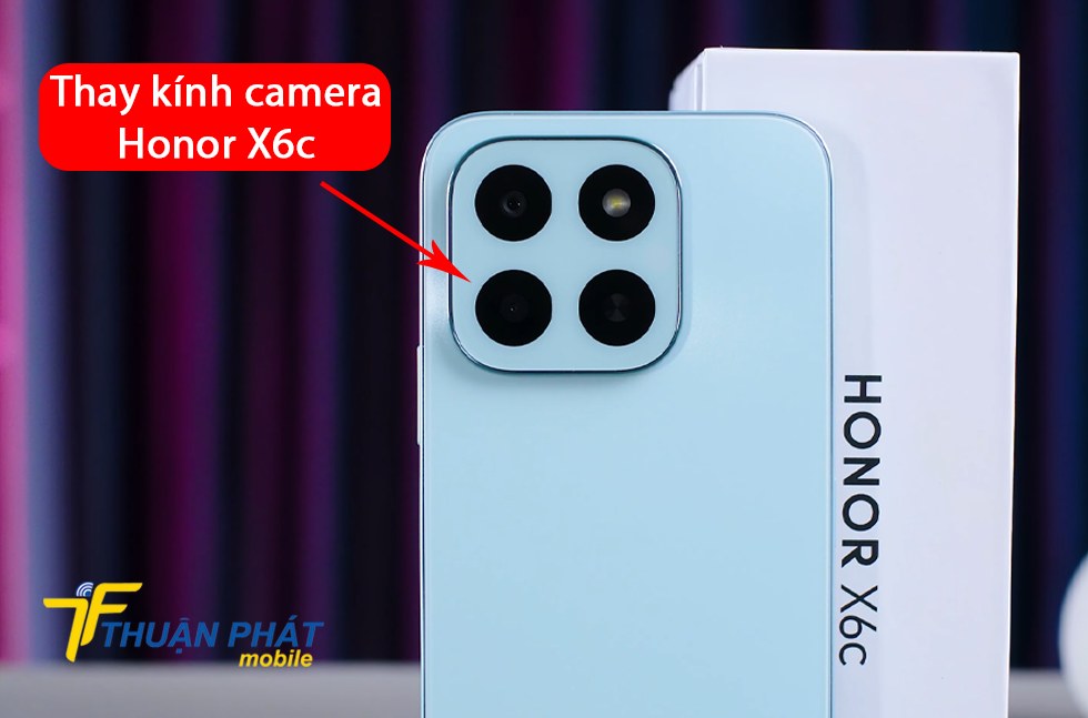 Thay kính camera Honor X6c
