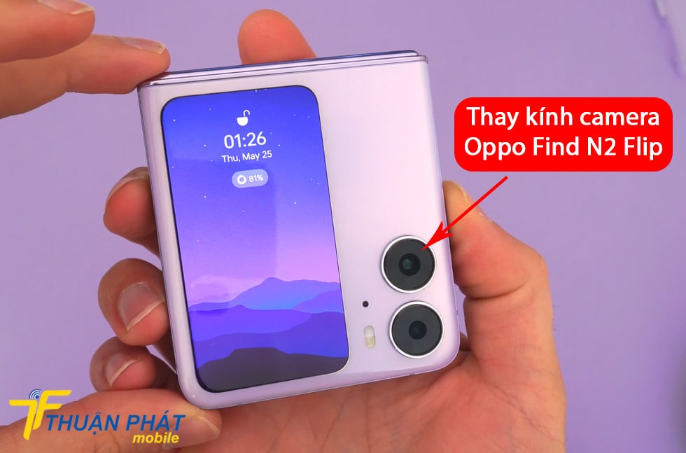 Thay kính camera Oppo Find N2 Flip