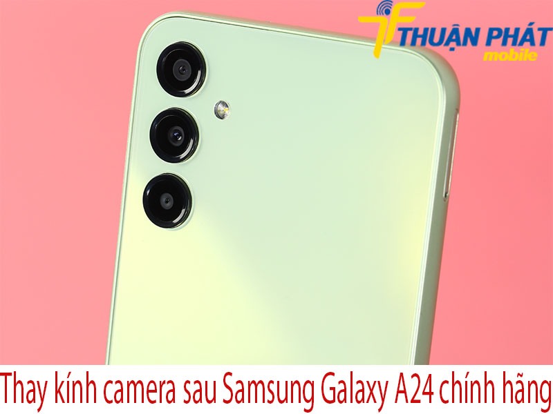 Thay kính camera sau Samsung Galaxy A24 chính hãng tại Thuận Phát Mobile