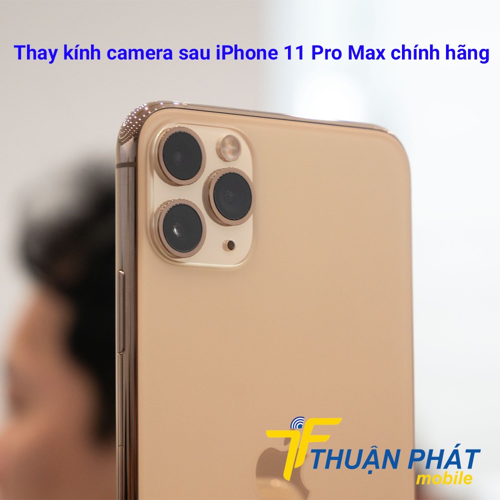 Thay kính camera sau iPhone 11 Pro Max chính hãng