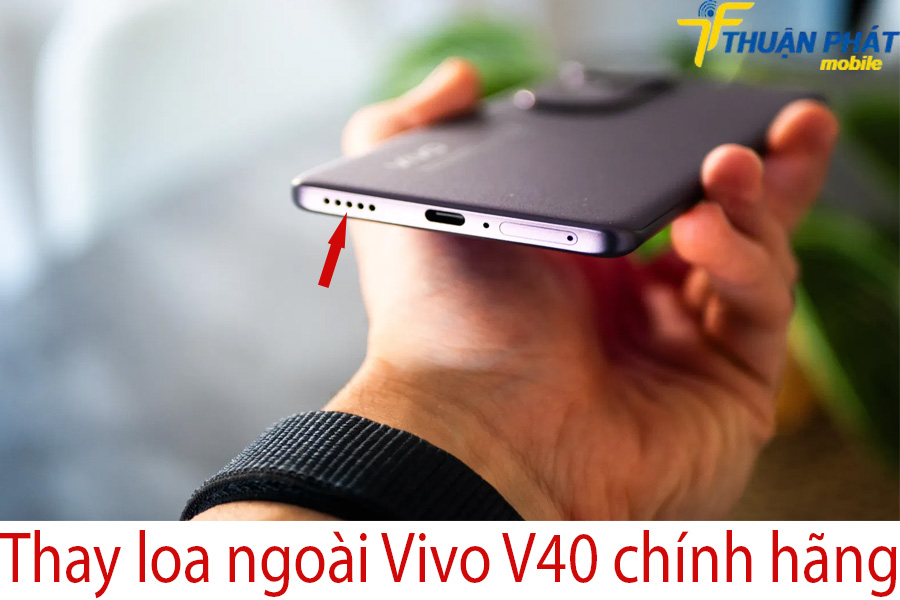 Thay loa ngoài Vivo V40 chính hãng